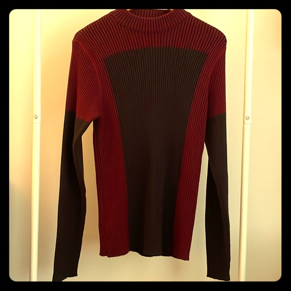 Vintage Kenneth Cole Italian Color Block Sweater